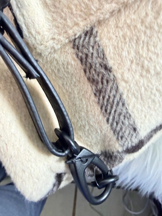 BEIS The Messenger Tote Backpack  Cream Plaid Wool Blend Black Trim  Preowned main image 5